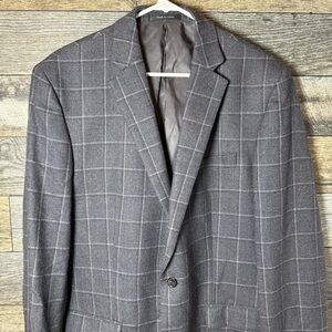Lauren Ralph Lauren Gray Plaid Blazer